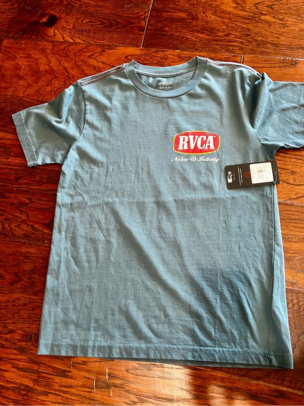 RVCA Boys Flight Path SS Eagle Graphic T-Shirt Large NWT